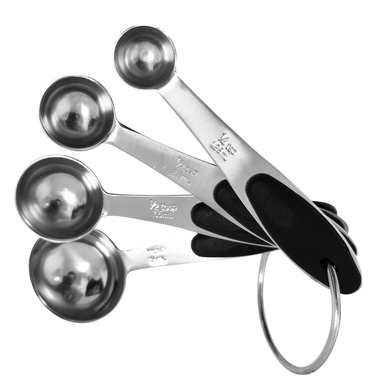 Set 4 lingurite masurare ingrediente, inox - Zokura - imagine 4